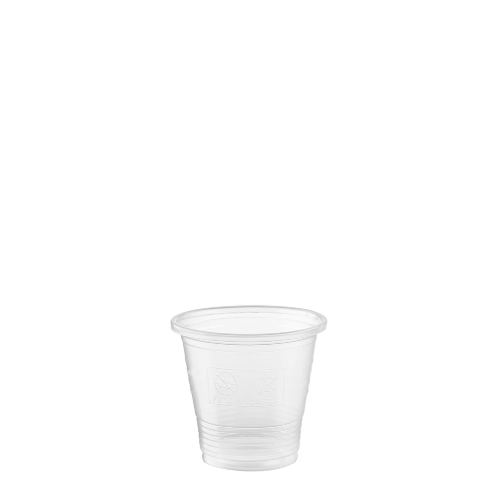 COPO PARA CAFÉ REUTILIZÁVEL EM PP TRANSPARENTE 8CL (80ML)