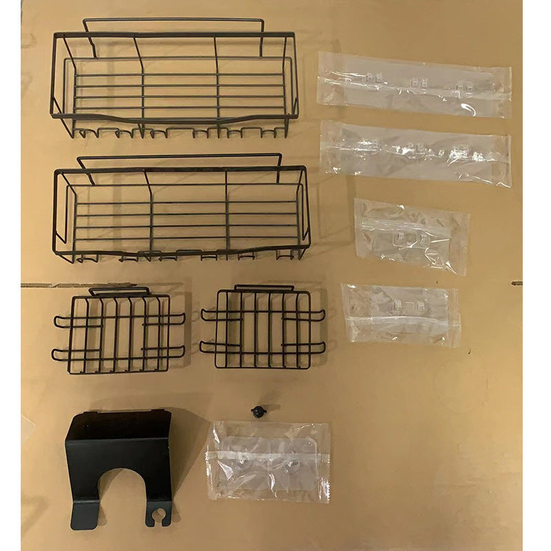 Suporte de parede para organização de chuveiro
