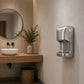 Silver Hand Dryer - 1,400W - Cleanflow Series