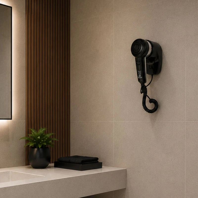 Hairdryer - 1,200 W Silver and Black - Basic Series