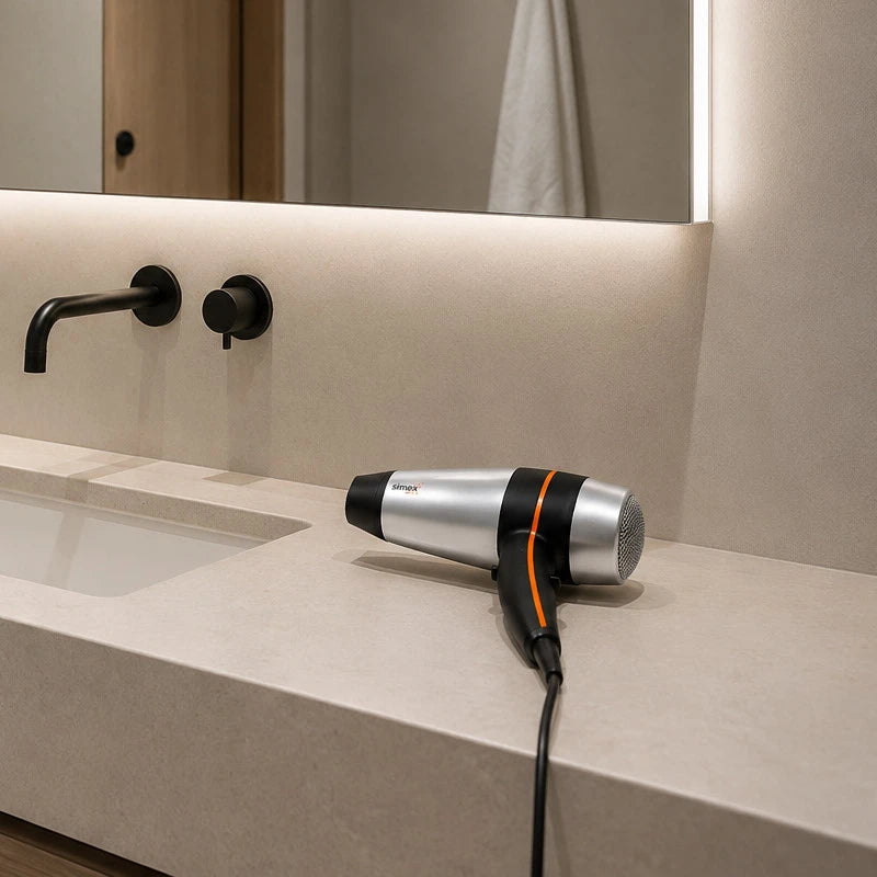 SECADOR DE CABELO - 1.800 W Prateado - Serie Linex