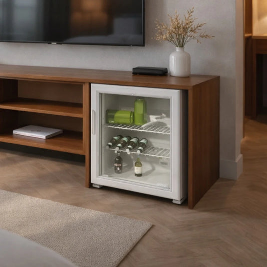 MINIBAR PORTA DE VIDRO – Branco - 30 litros
