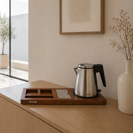 Wooden Kettle and Tray Kit