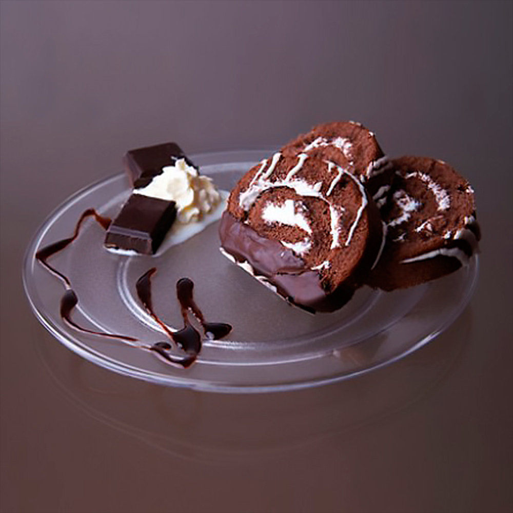 PRATO EM PC TRANSPARENTE 18CM