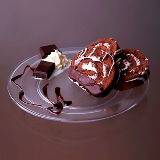 PRATO EM PC TRANSPARENTE 18CM