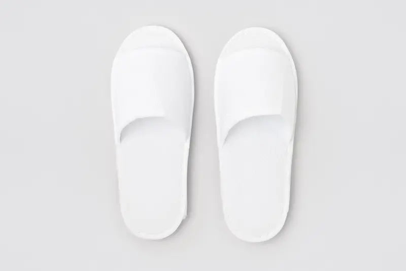 Chinelo Nitra, Aberto à frente, Branco, Tamanho 28,5 cm | Chinelo de Hotel