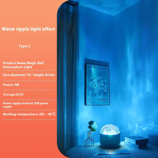 Aurora Water Night Light