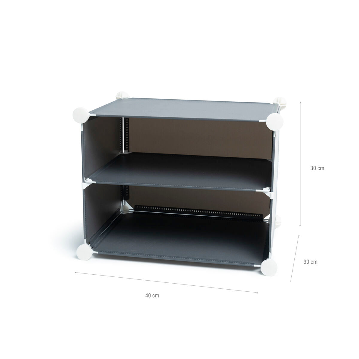 Sapateira Modular Portátil Cinzento