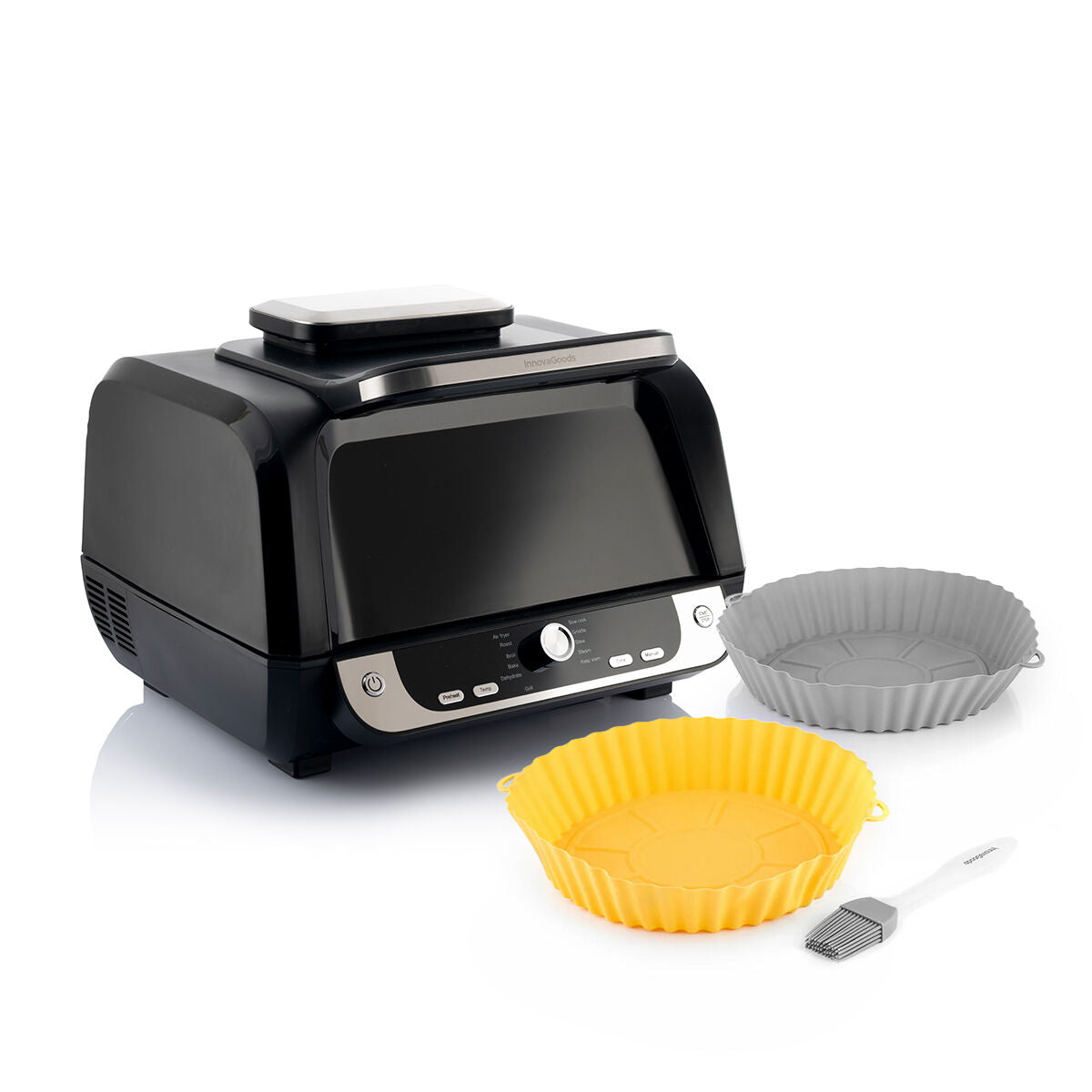 Air Fryer com Grill Fryinn 12 em 1 – 6 Litros e 3400W + Formas de Silicone