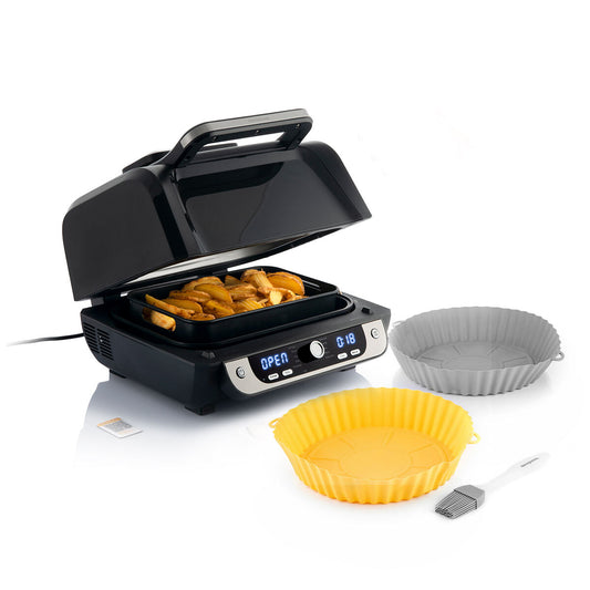 Air Fryer com Grill Fryinn 12 em 1 – 6 Litros e 3400W + Formas de Silicone
