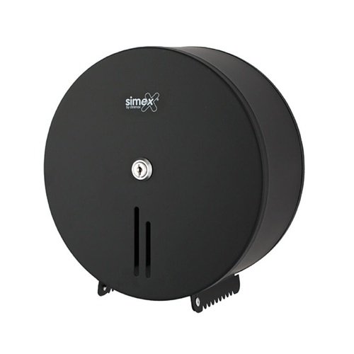 Dispensador de Papel Inox - Tipo BOBINA 250/300 M - Negro